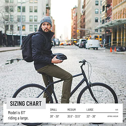 Priority Bicycles Classic Plus Diamond Commuter Bike Small Matte Black