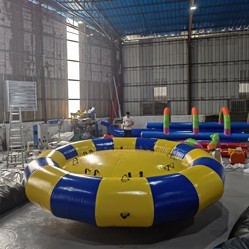 Alessia Cara Inflatable UFO Boat 8 Seats 3.5m Blue and Yellow