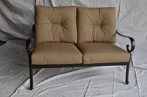 Patio Land Santa Anita Outdoor Patio 6pc Seating Group Dark Bronze