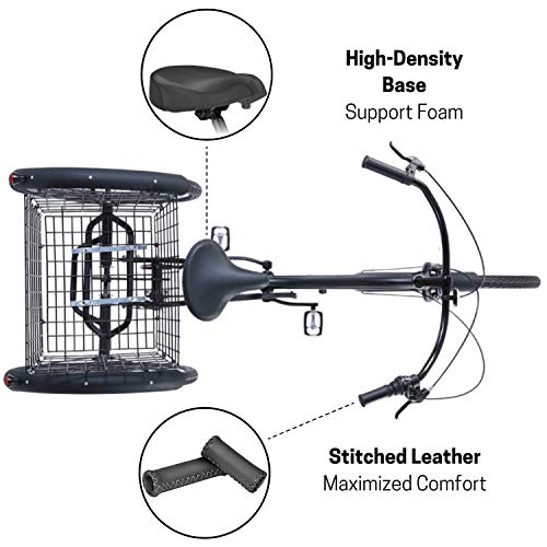 sixthreezero EVRYjourney 7-Speed Hybrid Adult Tricycle Matte Black