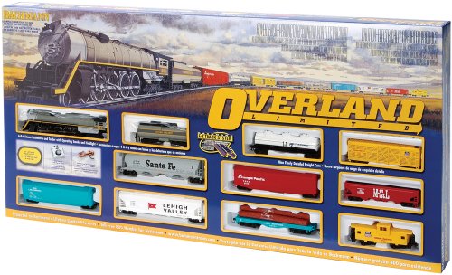 Bachmann Trains Overland Limited Electric Train Set HO Scale Wood