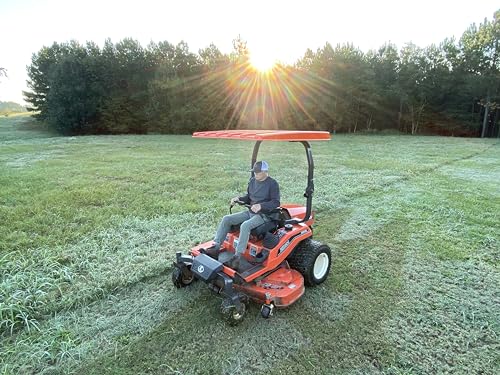Sundowner Canopies Universal Tractor and Lawn Mower Canopy Top 48 Inch Orange