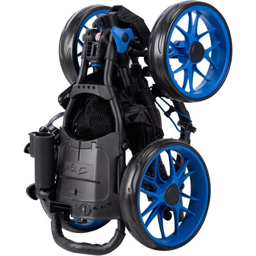 TGW Tour 4-Wheel Golf Push Cart Dark Grey/Blue