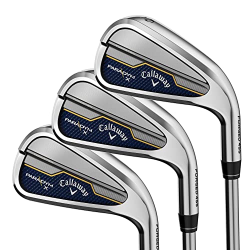 Callaway Golf 2023 Paradym X Iron Set (Right Hand, Graphite Shaft, Ladies Flex) Black, Silver