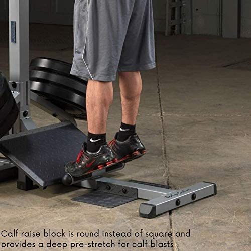 Body-Solid Leverage Squat/Calf Machine Silver
