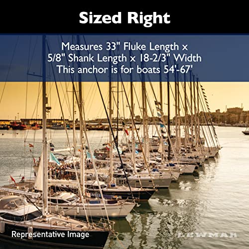 Lewmar Stainless Steel Epsilon Anchor 70 lbs Multi