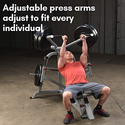 Body-Solid Leverage Incline Press Black