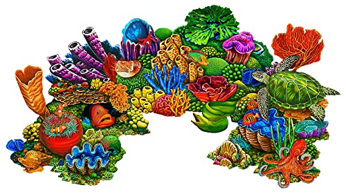Custom Mosaics, Inc. Coral Reef Porcelain Swimming Pool Mosaic (58" x 33")