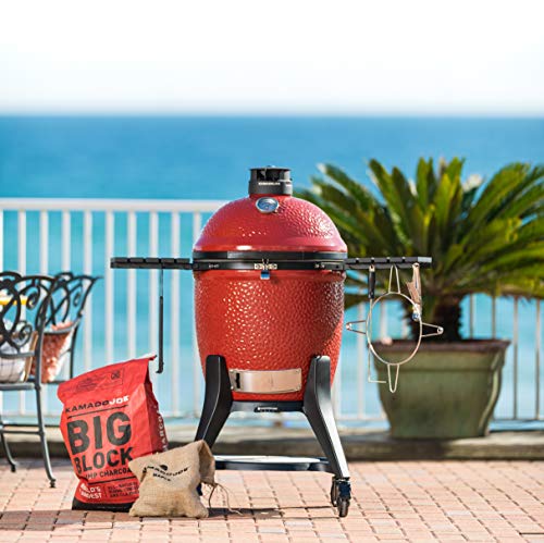 Kamado Joe Classic Joe III 18-Inch Charcoal Grill & Smoker Blaze Red