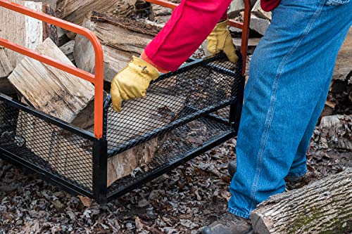 Agri-Fab 1,250-Pound ATV/UTV Swivel Steel Dump Cart Orange/Black