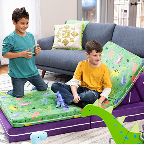 Jaxx Playscape Patterns Playset/Sofa Dinos/Grape