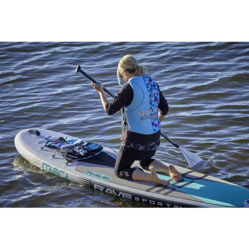 RAVE Sports Inflatable Stand Up Paddle Board Itasca 320 Quarry Blue