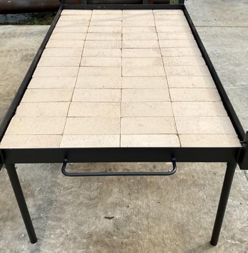 NorCal Ovenworks Large Asado Grill with Asado Fire Table Black