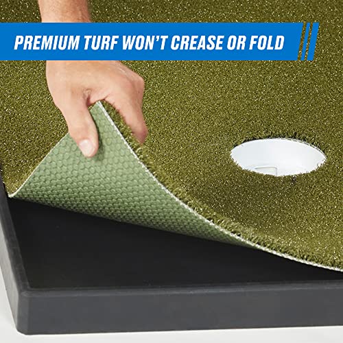 Fiberbuilt Indoor & Outdoor 6' x 12' Golf Putting Green Green