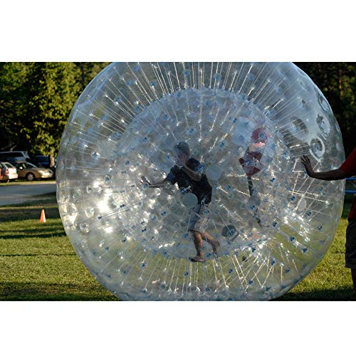 Inflatable Time Human Hamster Zorb Ball 8.2ft Transparent