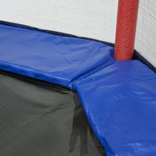 Little Tikes Climb 'n Slide 7ft Trampoline with Slide & Climbing Steps Multicolor