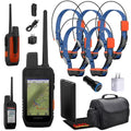 Garmin Alpha 300i Handheld Dog Tracker & Training System Bundle with 5X T20 Collars Black