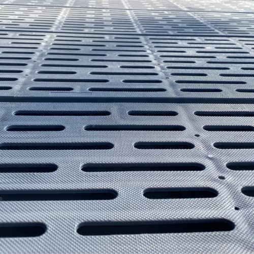 Patriot Docks 4'x8' Floating Dock Kit Section Gray Polypropylene Decking