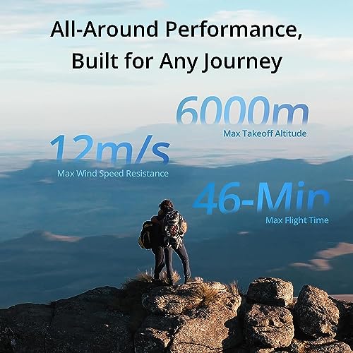DJI Air 3 Drone Quadcopter RC-N2 Remote Dual Cameras 4K/60fps Gray
