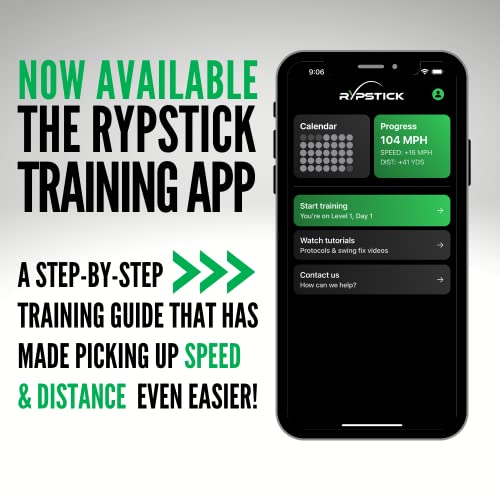 Rypstick Golf Swing Trainer Device for Increased Distance White