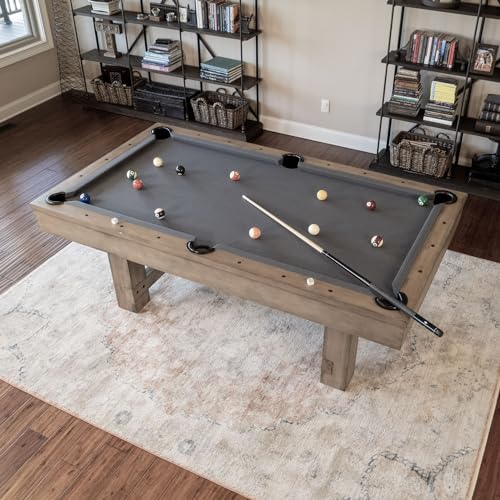 Chamberlain Game Tables Smoky Mountain Nights 7′ Pool Table Rustic Grey