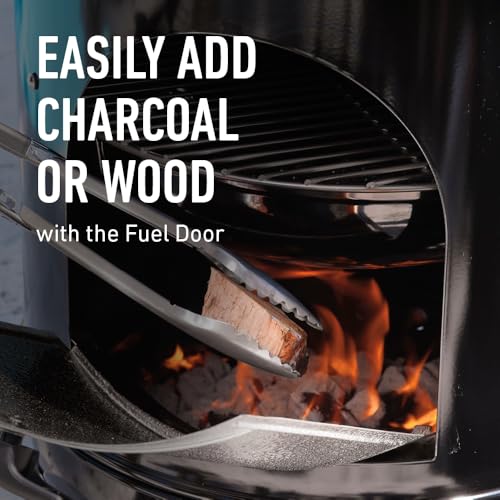 Weber 22-Inch Smokey Mountain Cooker Charcoal Smoker Black