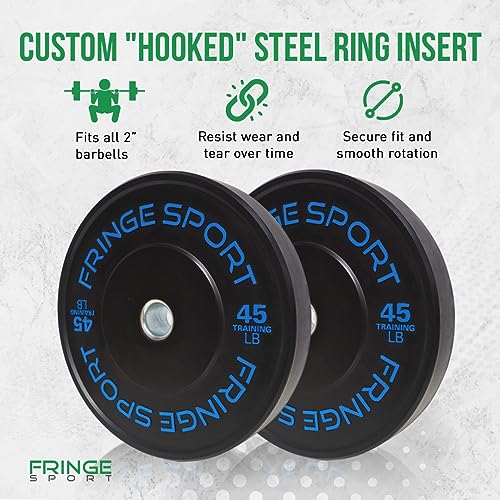 OneFitWonder Contrast Bumper Plates Set Black