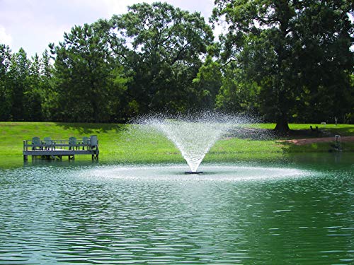 Kasco Marine Aerating Fountain with Color-Changing LED Lights 1/2HP 100ft Cord White