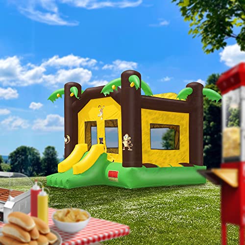 Cloud 9 Commercial Grade Jungle Bounce House 100% PVC 17' x 13' Multicolor