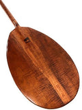 Tikimaster Premium Tiger Curls Koa Paddle 60 in Steersman HI Yellow