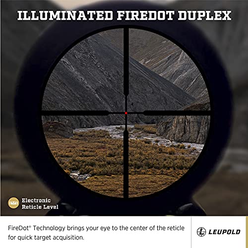 Leupold VX-6HD 2-12x42 CDS-ZL2 Illuminated FireDot Duplex Reticle Riflescope Matte