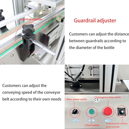 WYDDDARY Automatic Stainless Steel Electric Bottle Capping Machine 110V