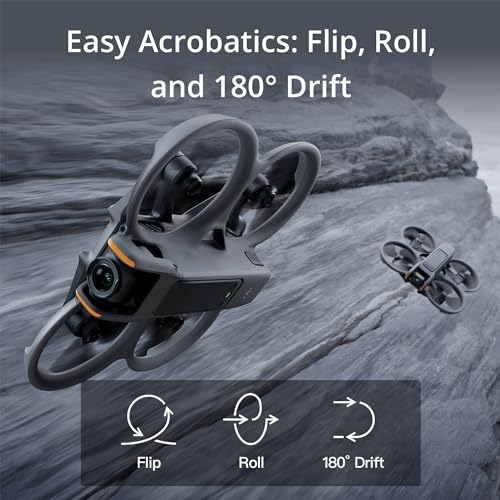DJI Avata 2 Fly More Combo with FPV Remote, ND Filters, Extra Propellers, 64GB MicroSD, Landing Pad Bundle