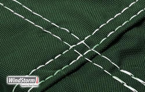 Eevelle Windstorm V Hull Runabout Boat Cover Hunter Green