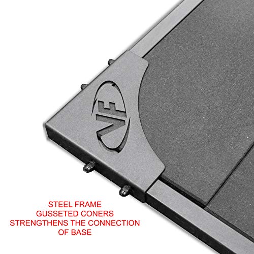 Valor Fitness Deadlift Platform Steel and Bamboo - Protective Rubber Flooring