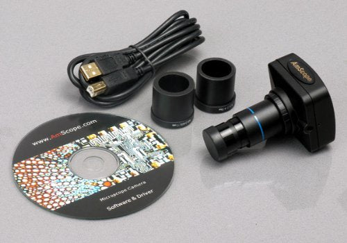 AmScope Digital Trinocular Metallurgical Microscope 40X-2000X with 5MP Camera
