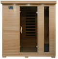 Generic Tranquility 4-Person Hemlock Sauna with Carbon Infrared Heaters