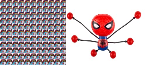 JA-RU Avengers Spiderman Wall Walkers Sticky Crawlers 144 Pack
