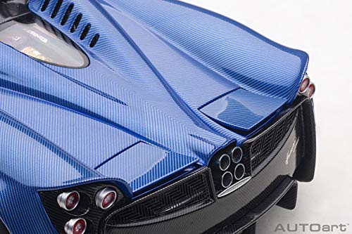 AUTOart Pagani Huayra Roadster Blu Tricolore Carbon Fiber 1:18 Blue