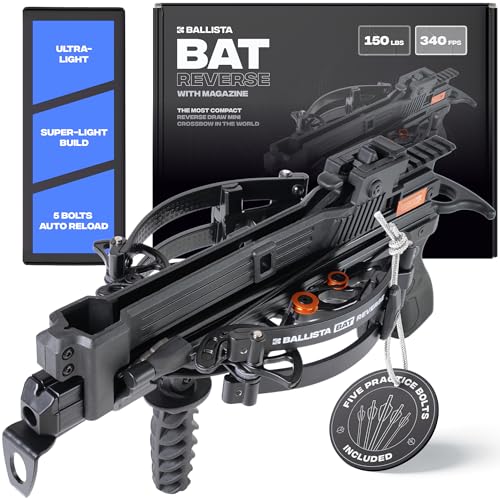 BALLISTA BAT Reverse Draw Mini Crossbow Black