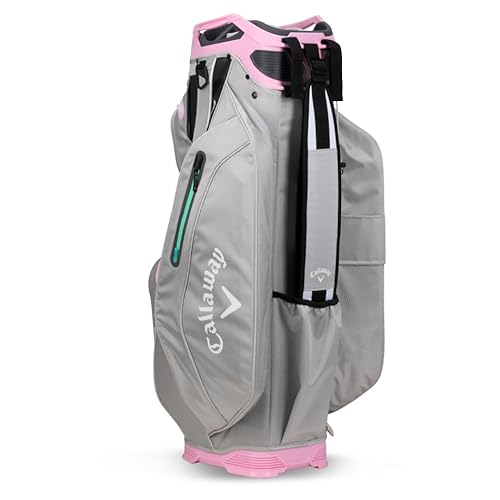 Callaway Golf ORG 14 HD Waterproof Cart Bag 2024 Grey Pink