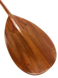 Tikimaster Extra Large Tear Drop Cherry Wood Canoe Outrigger Paddle 72