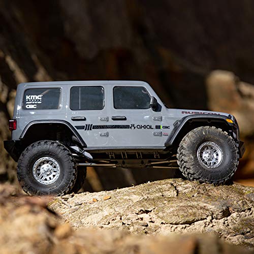 Axial RC Truck 1/10 SCX10 III Jeep JLU Wrangler with Portals RTR Gray