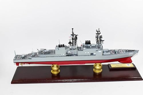 Squadron Nostalgia LLC USS Ingersoll DD-990 Spruance Class Destroyer Scale Model Mahogany