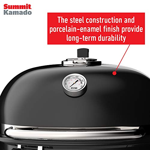 Weber Summit Kamado E6 Charcoal Grill Black