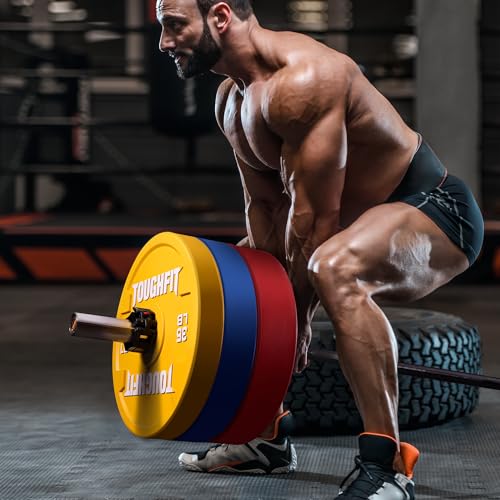 ToughFit Olympic Bumper Plates 370LB Set