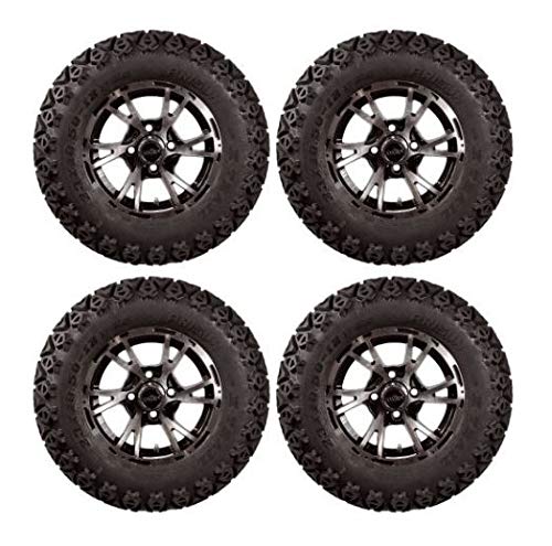 3G Lift Kit Combo with 12" Flash Wheels for Club Car DS Golf Carts - 2004+