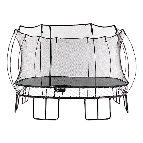 Springfree 13ft Large Square Trampoline Bundle with FlexrStep V2