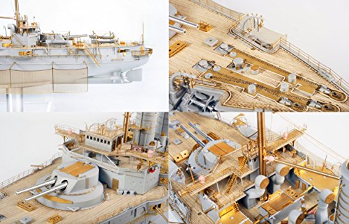 MK.1 Design 1:200 IJN Battleship Mikasa Detail-up Parts DX Pack Gold/White