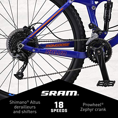 Mongoose Salvo Sport Mountain Bike Blue
